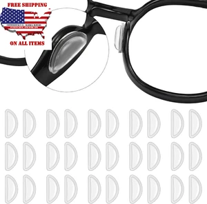 15 Pairs Eyeglass Nose Pads anti Slip, 3.5Mm Thickness Adhesive Nose Grips for G - Picture 1 of 12