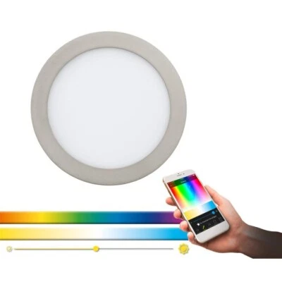 Uvp 60€ EGLO 96676 Spot LED RGB App Dimmer Nachtlicht Memory Farbwechsel 225 mm - Bild 1 von 4