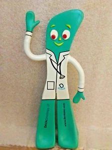 DOCTOR GUMBY with DAVA ONCOLOGY (on Front Legs) Bend / Pose Fig. -No Packaging- - Picture 1 of 4