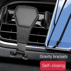 Universal Gravity Car Cell Phone Holder Mount Air Vent Stand For iPhone Samsung - Picture 1 of 11