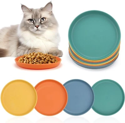 Katzennapf Flach 8 Stück Futternapf Katzenfutter, Napf Fressnapf, Katze Katzente - Bild 1 von 4