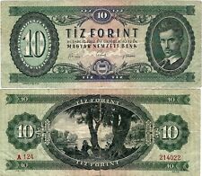 Banconota Ungheria banconota 10 fiorini 1962 banca magiara nemzeti P-168c