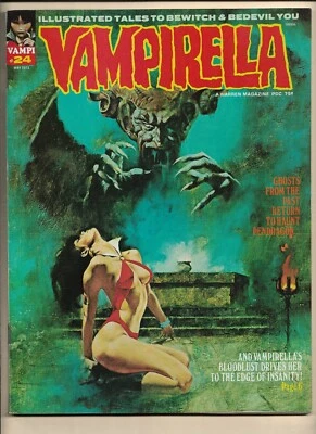 Vampirella #24 VF+ (1973) Warren Publications. Creepy, Eerie. Horror, Vampires! - Image 1 of 2