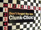 Clunk Click Seatbelt Sticker - Britax Kangol Static