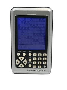 Su-Do-Ku LK-G836 Electronic Palm Game With Blue Backlight     - Picture 1 of 3