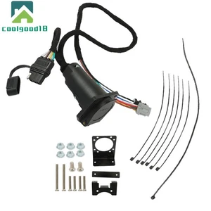 For 2005 2006-2014 2015 Nissan 4 Way Flat & RV 7 Way Trailer Wiring Harness NEW - Picture 1 of 11