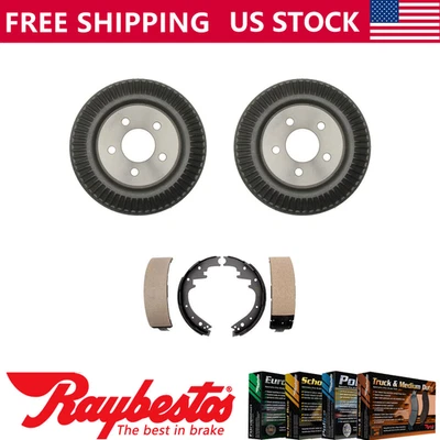 前套件制动鼓和刹车鞋适用于 1970 - 1971 克莱斯勒 Newport - 雷贝斯托 — 第 1/4 张图片