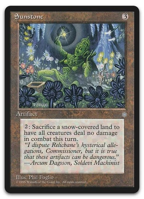 Sunstone (NM) Ice Age ICE Magic MTG - Image 1 of 2