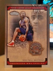 2002-03 Fleer Showcase Legacy Collection 0691/1000 Vince Carter #5LC RAPTORS - Picture 1 of 2