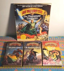 Lone Wolf & Grey Star: Magnamund Companion (4 Book Lot) Role-Playing Game CYOA - Picture 1 of 24