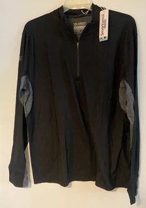 Smartwool VRST X Long Sleeve 1/4 Zip Base Layer Merino Wool Black XXL MSRP $118 - Picture 1 of 6