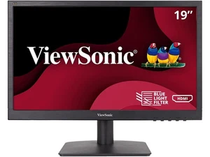 ViewSonic VA1903H 19 Inch WXGA 1366x768p 16:9 Widescreen Monitor with Enhanced - Picture 1 of 5