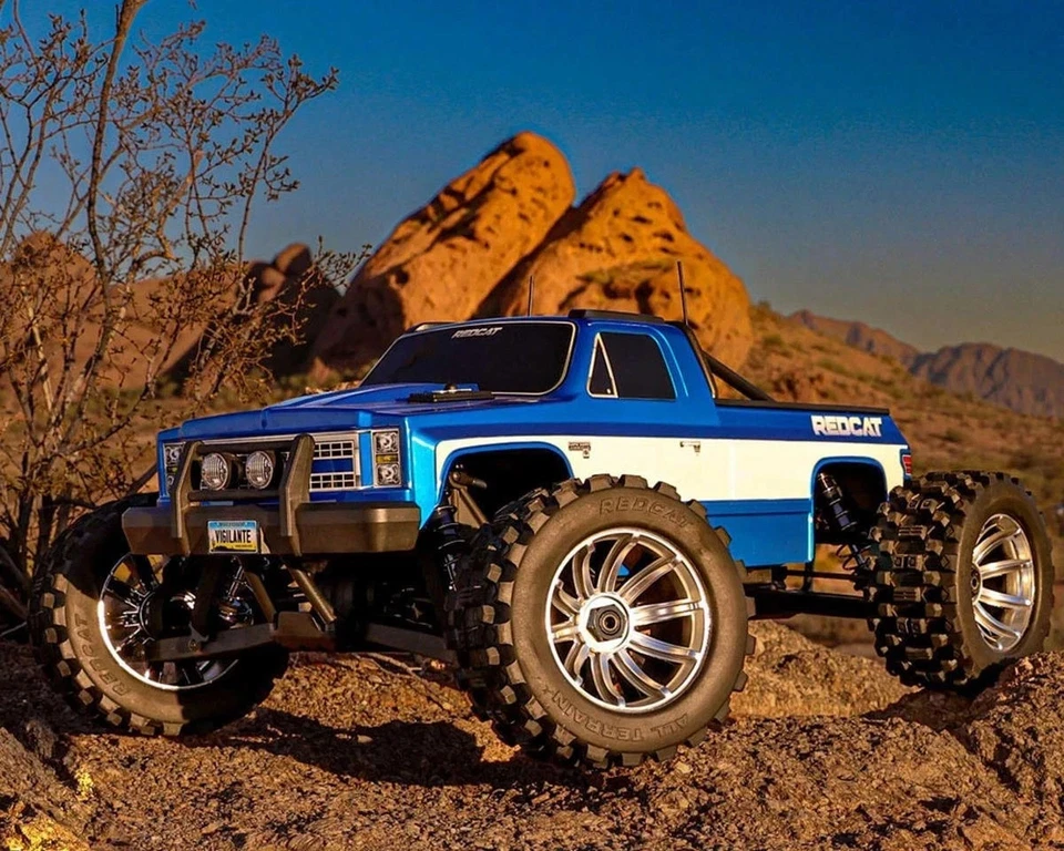 Monster Truck eléctrico sin escobillas Redcat Vigilante 8S 1/5 RTR 4x4 (azul) RER28035 Foto 1 de 1