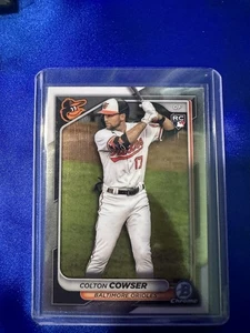 2024 Bowman Chrome Base Colton Cowser #33 RC Rookie - Baltimore Orioles - Picture 1 of 3