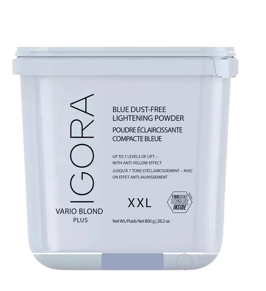 Schwarzkopf IGORA VARIO Blond PLUS Lightener XXL 28.2 oz BLUE DUST FREE POWDER - Image 1 of 1