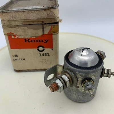 Delco Remy NOS 1481 Continuous Duty Solenoid Switch  - Image 1 of 4