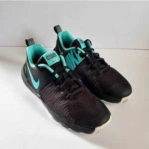 Nike Hustle Quick türkis und schwarz Sportschuhe Jugend Größe 5 - Bild 1 von 8
