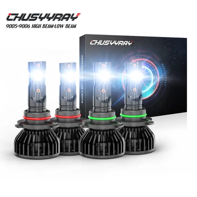 Bombilla faros LED para Chevy Silverado Tahoe C/K 1500 2500 1994-1998 9005 9006 Foto 1 de 4