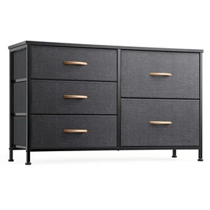 Dresser for Bedroom with 5 Drawers, Storage Drawer Organizer, Wide Chest of D... - Picture 1 of 8