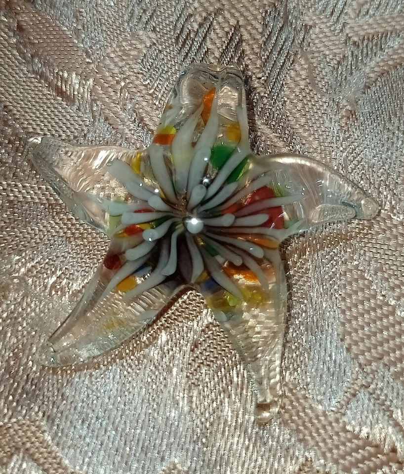 CIONDOLO 🌟 STELLA -VETRO DI MURANO.,, - Immagine 1 di 1