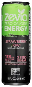 Zero Calorie Energy Drink, Strawberry Kiwi, 120Mg Caffeine, Zero Sugar, Non-Gmo, - Picture 1 of 4