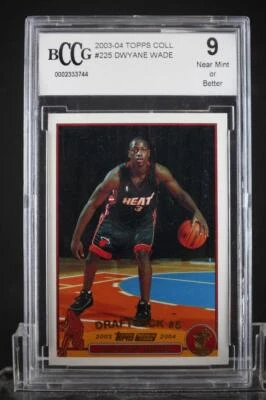 🔥 BCCG 9 2003-04 Topps 2003 NBA Draft Collection Дуэйн Уэйд No225 PSA RC HOF - Изображение 1 из 3