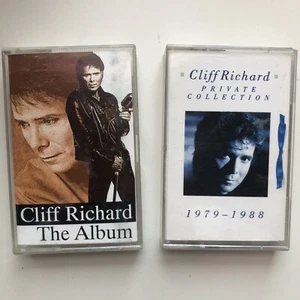 Cliff Richard - 2x Cassette Tapes - Private Collection 1979-1988 & The Album - Picture 1 of 2