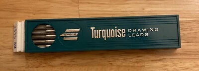 Cables de dibujo vintage Berol turquesa águila 3H - 1 docena de cables Foto 1 de 4
