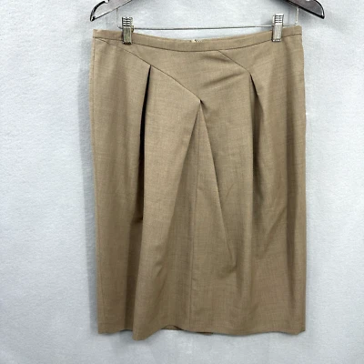 Max Mara Italy Pencil Skirt Womens 12  Lined Wool Mohair Blend Quiet Luxury Boho - Image 1 of 4