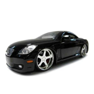 50989) JADA DUB CITY  LEXUS SC430. 1/24 SCALE. (BLACK COLOR) W/Maya Rims - Image 1 of 3
