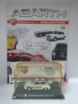1000 Berlina Corsa Gr. 2/70- 1970 scala 1/43 abarth collection hachette - Immagine 1 di 4