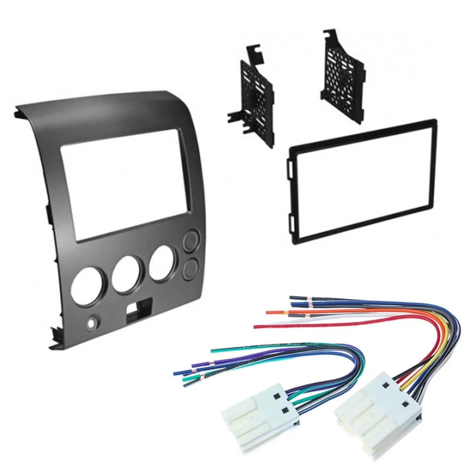 Kit de tablero de instalación estéreo de auto doble DIN NDK732 para Nissan Titan/Armada 2004-2006 Foto 1 de 4