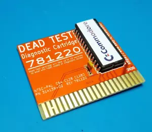 Commodore 64 dead test cartuccia diagnostica cartridge repair for C64 C64C NEW - Foto 1 di 2