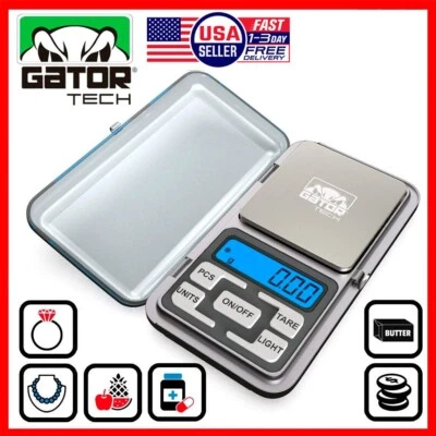 Mini Báscula Digital de Bolsillo Portátil Joyería Balance Gramo Oz Hierba Oro 500g x 0.1g - Imagen 1 de 4