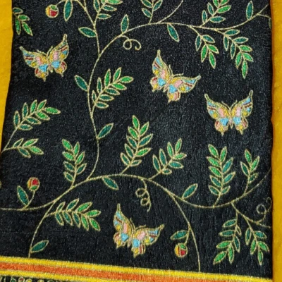 INCREÍBLE FILIGRANA, FLORA Y MARIPOSAS ~RUSH LIMBAUGH ~ CORBATA PARA HOMBRE ~ 62" XL DE ALTO Foto 1 de 4