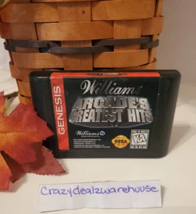 William's Arcade's Greatest Hits (Sega Genesis, 1996) nur Cartridge ~ getestet~ - Bild 1 von 2
