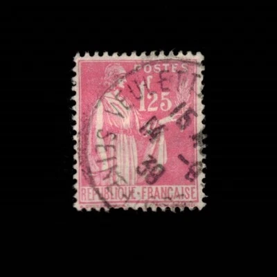 Francia, Scott 280, Paz con rama de olivo, 1932-1939, usado Foto 1 de 2