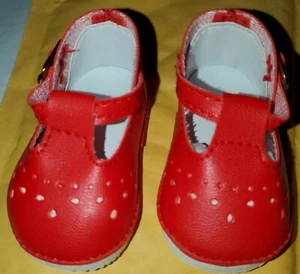 NIP Red Baby Mary Janes Fit Bitty Baby and Similar Sized Dolls - Picture 1 of 1