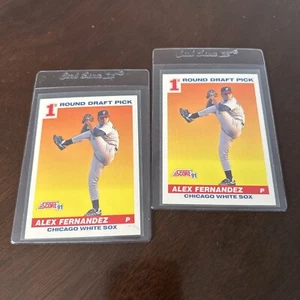 1991 Score 1st Round Draft Pick Alex Fernandez #382 Rookie - Picture 1 of 2