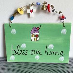 Sandra Magsamen by Silvestri Wall Plaque – Bless Our Home - Picture 1 of 7