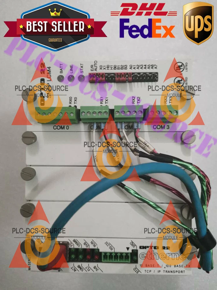 OPTO 22 SNAP LCM4.M4 SENET-100 1pcs Used By FEDEX/DHL - Image 1 of 4