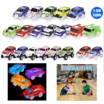 Magic- Tracks 5LED Light Up Rennwagen Glühen im Dunkeln Amazing Racetrack Truck - Bild 1 von 4