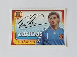Iker Casillas Autogramm #22 Panini offizielles Spanien Set ¡A Por Ellos! 2009 selten - Bild 1 von 12