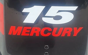 ADESIVI MOTORE FUORIBORDO MERCURY 15 CV - Imagen 1 de 2