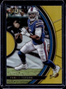 2017 Select Tyrod Taylor Gold Prizm Concourse #2/10 Bills