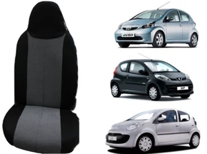 Fodere Coprisedili Foderine Solo Anteriori NG Peugeot 107 Toyota Aygo Citroen C1 - Foto 1 di 2