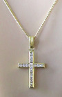 18ct Gold Necklace -18ct Yellow Gold Diamond Cross Pendant & 18ct Gold Chain 