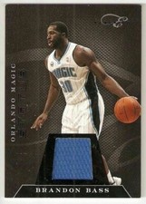 BRANDON BASS JERSEY 2011-12 PANINI ELITE BLACK BOX STATUS SERIAL #5/99 ORLANDO