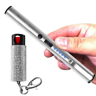 Pistola de aturdimiento táctica de alta potencia FIGHTSENSE para autodefensa spray de pimienta paquete combinado Foto 1 de 4