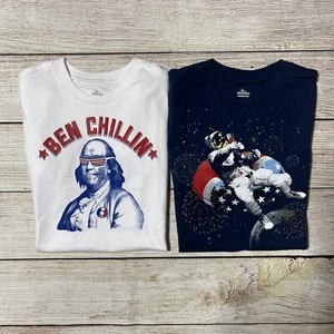 Boys Patriotic T-Shirts Size M (8). NWT! 4th of July, Memorial Day, Holiday - Picture 1 of 7